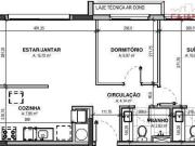 Apartamento com 2 dormitórios e 1 vaga no Rio Branco