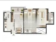 Apartamento com 2 dormitórios em Palhoça