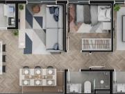 Apartamento com 2 dormitórios suíte Alto da XV 538.000