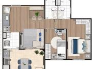 Apartamento com 2 dorms, suíte, Terraço Gourmet e vaga...