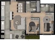 Apartamento com 2 quartos no bairro Boa Vista PR
