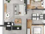 Apartamento com 2 Quartos 1 Suíte e 1 Vaga em Perdizes...