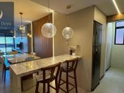 Apartamento com 2 quartos, 1 suíte, mobiliado, sacada...