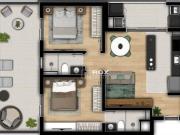 Apartamento com 2 quartos à venda, 81 m² Bacacheri,...