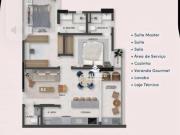 Apartamento com 2 quartos à venda, Bairro Santa Mônica...