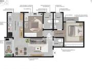 Apartamento com 2 quartos à venda, Bairro União Belo...