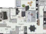 Apartamento com 2 quartos à venda no Bairro Jardim Sul...