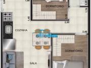 Apartamento com 2 Quartos e 1 banheiro à Venda, 46 m²...