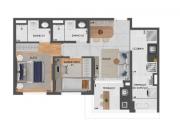 Apartamento com 2 quartos e 56 m² à venda em São Judas