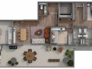 Apartamento com 2 suítes à venda, 151 m² por R$...