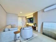 Apartamento com 2 suítes, mobiliado e decorado com infra...