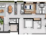 Apartamento com 2 Suites no Itaim Bibi São Paulo