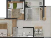 Apartamento com 37 e 44m² e 2 quartos à venda em Vila...