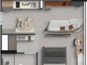 Apartamento com 37 m² e 1 quarto à venda em Pinheiros