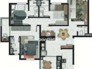 Apartamento com 3 dormitórios à venda, 100 m² por R$...