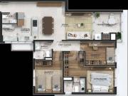 Apartamento com 3 dormitórios à venda, 107 m² por R$...