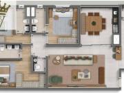 Apartamento com 3 dormitórios à venda, 107 m² por R$...