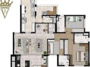 Apartamento com 3 dormitórios à venda, 115 m² por R$...