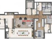 Apartamento com 3 dormitórios à venda, 123 m² por R$...
