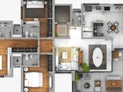 Apartamento com 3 dormitórios à venda, 140 m² por R$...