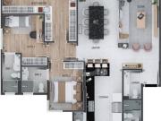 Apartamento com 3 dormitórios à venda, 148 m² por R$...