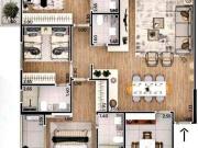Apartamento com 3 dormitórios à venda, 149 m² por R$...