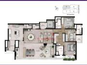 Apartamento com 3 dormitórios à venda, 156 m² por R$...