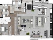 Apartamento com 3 dormitórios à venda, 227 m² por R$...