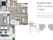 Apartamento com 3 dormitórios à venda, 228 m² por R$...