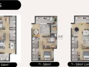 Apartamento com 3 dormitórios à venda, 64 m² por R$...
