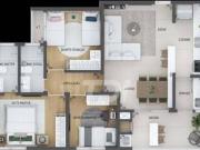 Apartamento com 3 dormitórios à venda, 80 m² por R$...