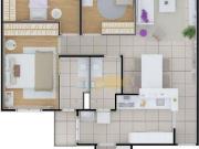 Apartamento com 3 dormitórios à venda, 86 m² por R$...