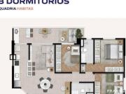 Apartamento com 3 dormitórios à venda, 92 m² por R$...