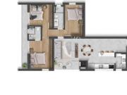 Apartamento com 3 dormitórios à venda por R$ 799.595,04...