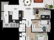 Apartamento com 3 dormitórios no Boa Vista