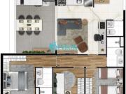 Apartamento com 3 dorms, 1 suíte, 1 vaga, 74m2 na Barra...