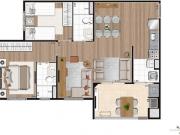 Apartamento com 3 dorms no Campestre Santo André e duas...