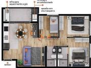 Apartamento com 3 quartos, 1 suíte, 64,14 m² no bairro...
