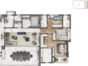 Apartamento com 3 Quartos à Venda, 166 m² à venda no...