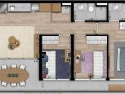 Apartamento com 3 Quartos Mobiliado a Venda em Pinheiros...