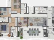 Apartamento com 3 suítes, 2 vagas 144 m² no Paraiso