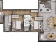 Apartamento com 3 suítes à venda, 102 m² por R$ 951.084...
