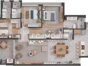 Apartamento com 3 suítes e 2 vagas de garagem, à venda...