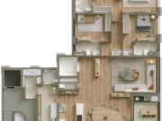 apartamento com 3 suítes no Água Verde PR
