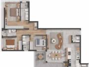 Apartamento com 3 suítes no bairro Alto da Glória PR