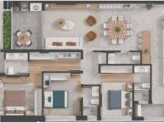 Apartamento com 3 suítes no bairro Cristo Rei PR