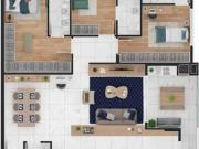 Apartamento com 3 suítes no bairro Ecoville PR