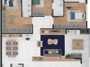 Apartamento com 3 suítes no bairro Ecoville PR