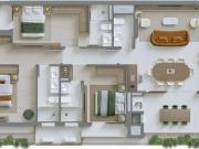 Apartamento com 3 suítes no bairro Mercês PR