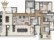 Apartamento com 4 dormitórios à venda, 170 m² por R$...
